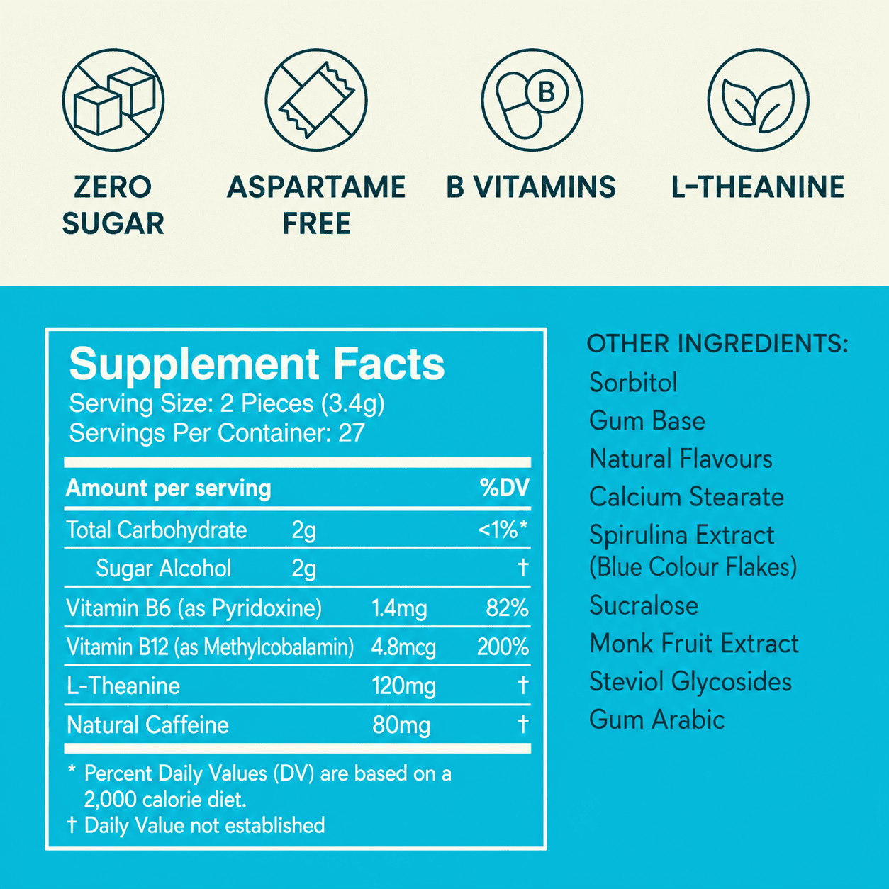 VYTIAN Caffeine Focus Gum